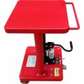 Pake Handling Tools Low Profile Post Lift Table, 500 Lb. Cap. 18x18 Platform, 30 to 48 Lift Range PAKMD0548